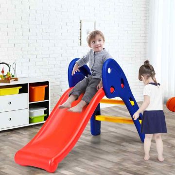 Children's slide, with steps and handrails, 109.22 × 53.34 × 71.12 cm