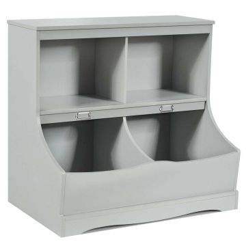 Children's storage system, 2 compartments, 2 boxes, 67 × 62 × 40 cm