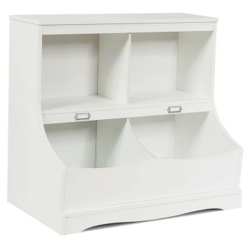 Children's storage system, 2 compartments, 2 boxes, 67 × 62 × 40 cm