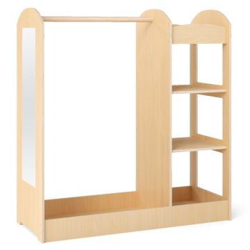 Laste riidenagi, 2 riiulit, 3 hoiuruumi, 94 × 100,3 × 38,1 cm