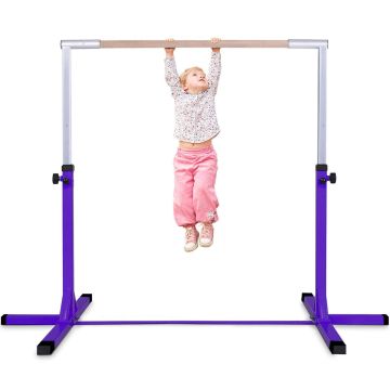 Children's horizontal gymnastics bar, 12 positions, 79 × 59 × 59 inches
