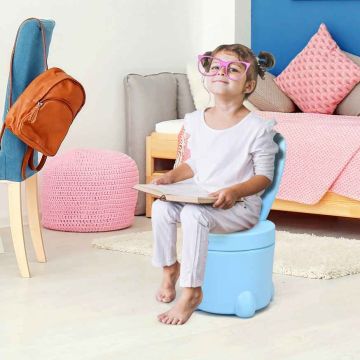 Children's chair, Blue, 34.5 × 33 × 32 cm