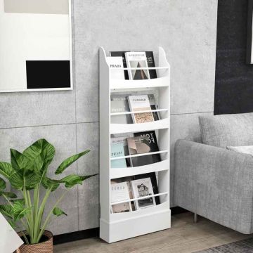 Children's bookshelf, 4-tier, 60 × 147 × 14 cm