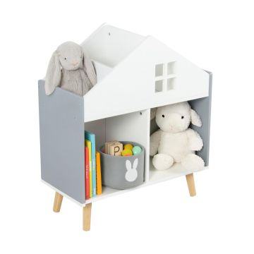 Детский стеллаж Relaxdays, 6 открытых отделений, многоцветный, 60 × 65,7 × 30 см