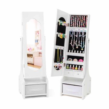 Laste ehtekapp, 2 kaldenurka, Roosa ja valge, 31,75 × 105,41 × 30,48 cm