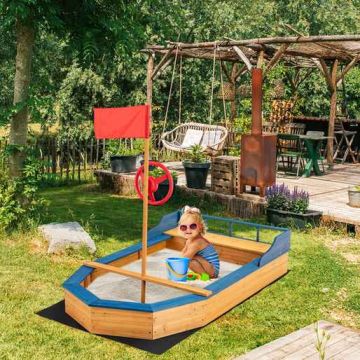 Children's sandbox, 1 bench, 171.5 × 100.3 × 35.6 cm