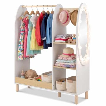 Children's wardrobe, 3 shelves, 91 × 28 × 110 cm