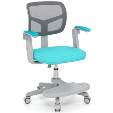Children's desk chair, 360° swivel seat, 57 × 55 × 80–91 cm