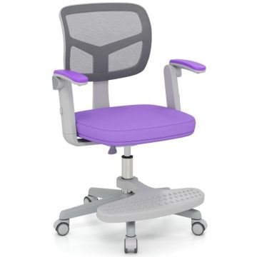 Children's desk chair, 360° rotating seat, 57 × 55 × 80–91 cm