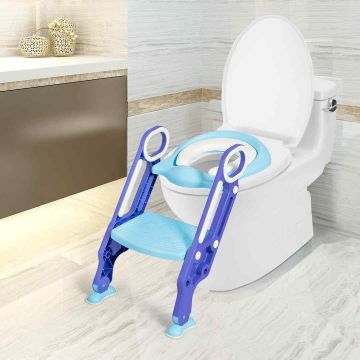 Children's toilet seat with ladder, 36.5 × 54.5 × 67.5 cm