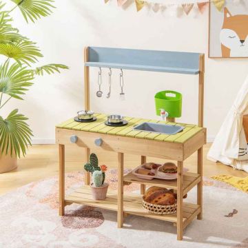 Children's kitchen, 29.5 × 14 × 36 inches