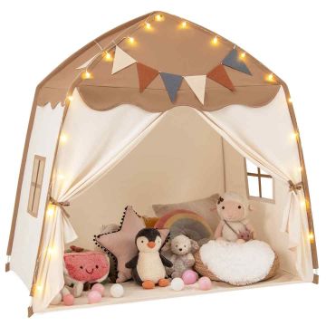 Children's play tent, 2 fiberglass poles, 157.48 × 97.79 × 147.32 cm