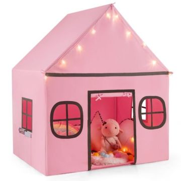 Children's play tent, up to 3 children, Pink, 120 × 101 × 143 cm