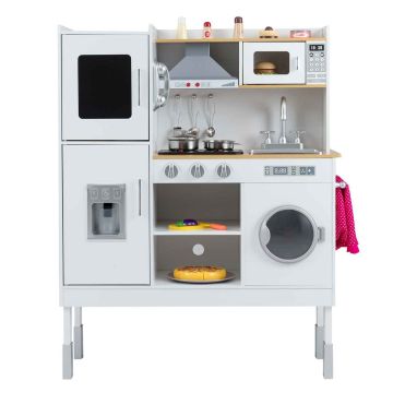 Children's play kitchen, 16 accessories, 82.6 × 29.2 × 102.9 cm