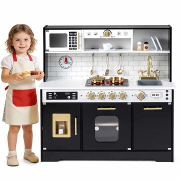 Children's toy kitchen, 85.09 × 87.63 × 29.21 cm