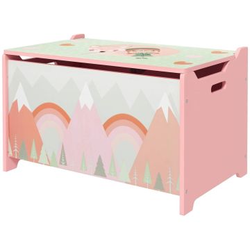 Детский ящик для игрушек, с крышкой, для детей 3–8 лет, 60 × 37 × 39 см