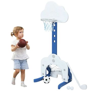 Children's 3-in-1 Basketball Hoop, 3-in-1, 23 × 20 × 58.5 inches