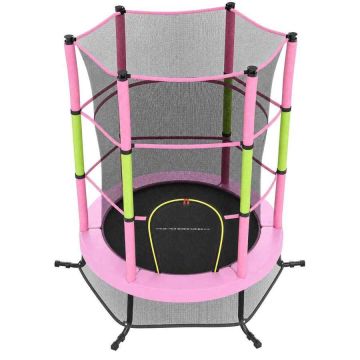 SONGMICS children's trampoline, with safety net, Ø 174 × 189 cm