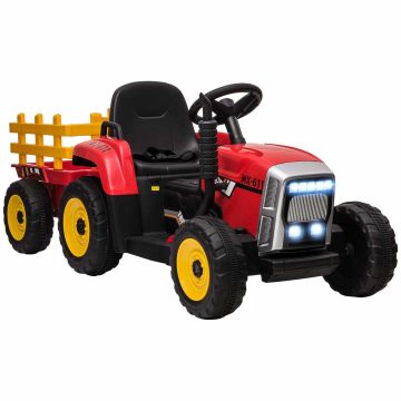 Laste elektritraktor Homcom 136,5x50x52,5cm, erinevates värvitoonides