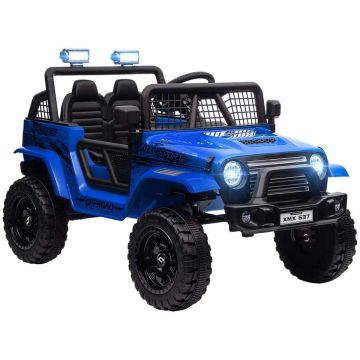 Laste elektriauto Aiyaplay 109x67x68.5cm., sinine/must