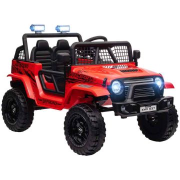 Laste elektriauto Aiyaplay 109x67x68,5cm, punane/must värv