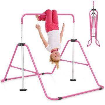 Children's gymnastics bar, foldable, 5 height positions, 149 × 104 × 130 cm