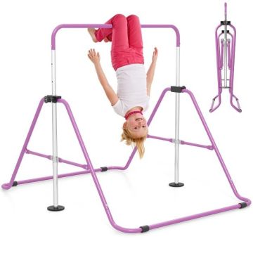Children's gymnastics bar, foldable, 5 height positions, 149 × 108 × 130 cm