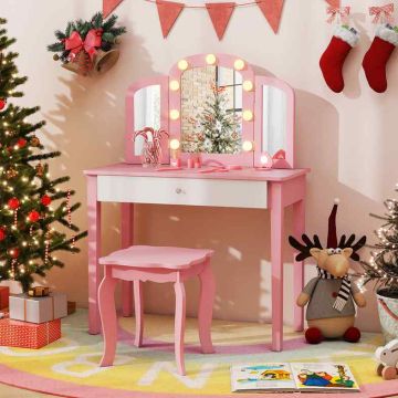 Children's dressing table, With chair, 70 × 34 × 95.5 cm