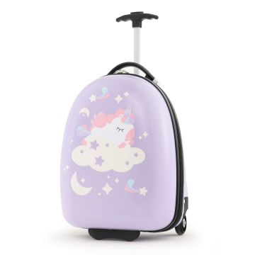 Children's suitcase, X-shaped strap, 13 × 10.5 × 19–32 inches