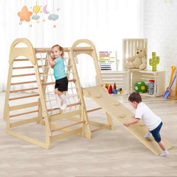 Children's climbing set, 6 in 1, 108 × 115 × 127 cm