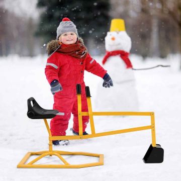 Children's sand shovel, with 360° rotating seat, 111.76 × 36.83 × 50.8 cm