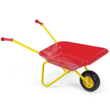 Children's garden wheelbarrow, with all-terrain wheel, 78.74 × 45.72 × 35.56 cm