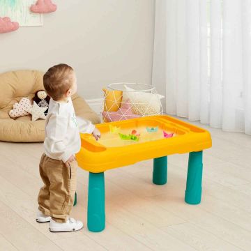 Children's table, double-sided, Multicolored, 48 × 29.5 × 26 cm
