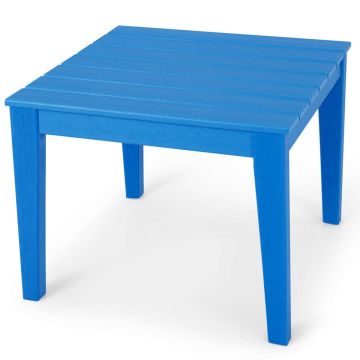 Children's table, slatted tabletop, Blue/gray/green/red, 64.77 × 64.77 × 50.8 cm