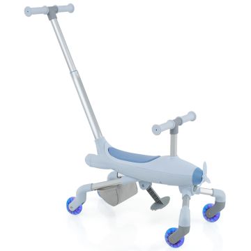Children's push car, 2 in 1, 83 × 34 × 73/81.5/86.5/91.5 cm
