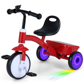 Children's tricycle, 4-position adjustable seat, 68.58 × 43.18 × 55.88 cm