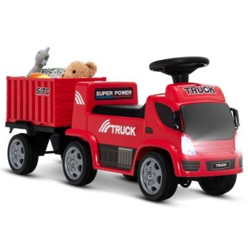 Children's ride-on truck, with removable container, Red, 109 × 29 × 43 cm