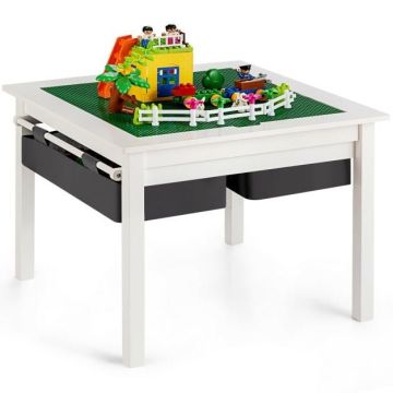 Children's activity table, 5 in 1, 2 drawers, 64.77 × 53.34 × 64.77 cm