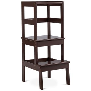 Children's kitchen step stool, 35.56 × 41.91 × 88.9 cm