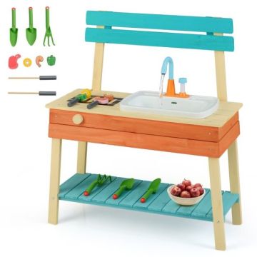 Children's play grill, With sink, 80.01 × 35.56 × 90.17 cm