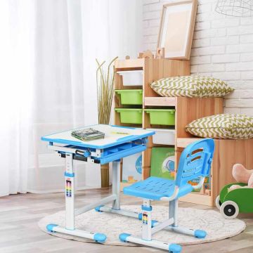 Children's table and chair set, Blue