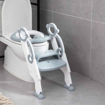 Children's toilet ladder with steps, 2 step heights, 66 × 35 × 56 cm