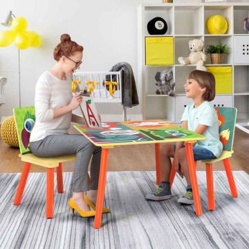 Children's furniture set, table and 2 chairs