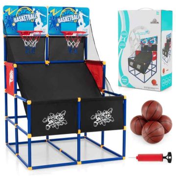 Children's Basketball Game Set, 4 Balls, 35.5 × 35.5 × 55 inches