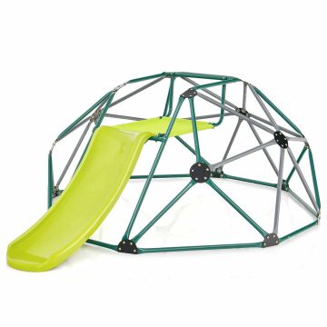 Children's climbing wall with slide, 243.84 × 182.88 × 91.44 cm