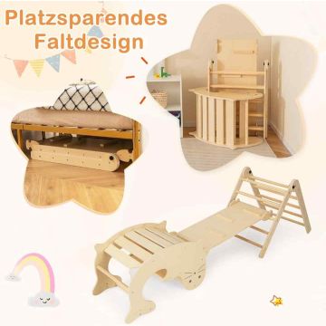 Children's climbing toy 7-in-1, wooden, foldable, 3-14 years, maximum weight 60 kg