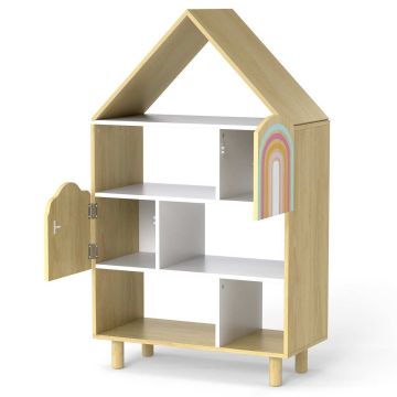 Laste riiul, 5 sektsiooni, 2 ust, 60 × 101 × 30 cm