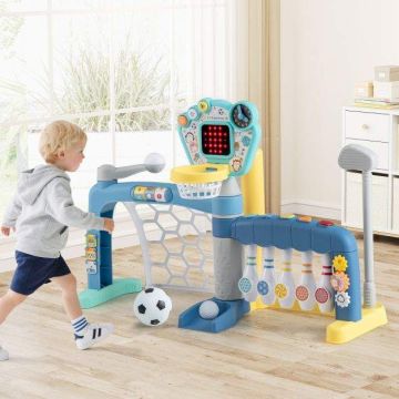 Children's Sports Center, 5-in-1, Multicolor, 34.5 × 15 × 24 inches