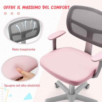 Children's table and chair set, 1 table and 1 chair, 80 × 51.5 × 51–73 cm