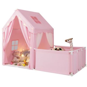 Children's play tent, 2-in-1, 69.5 × 38 × 53.5 in